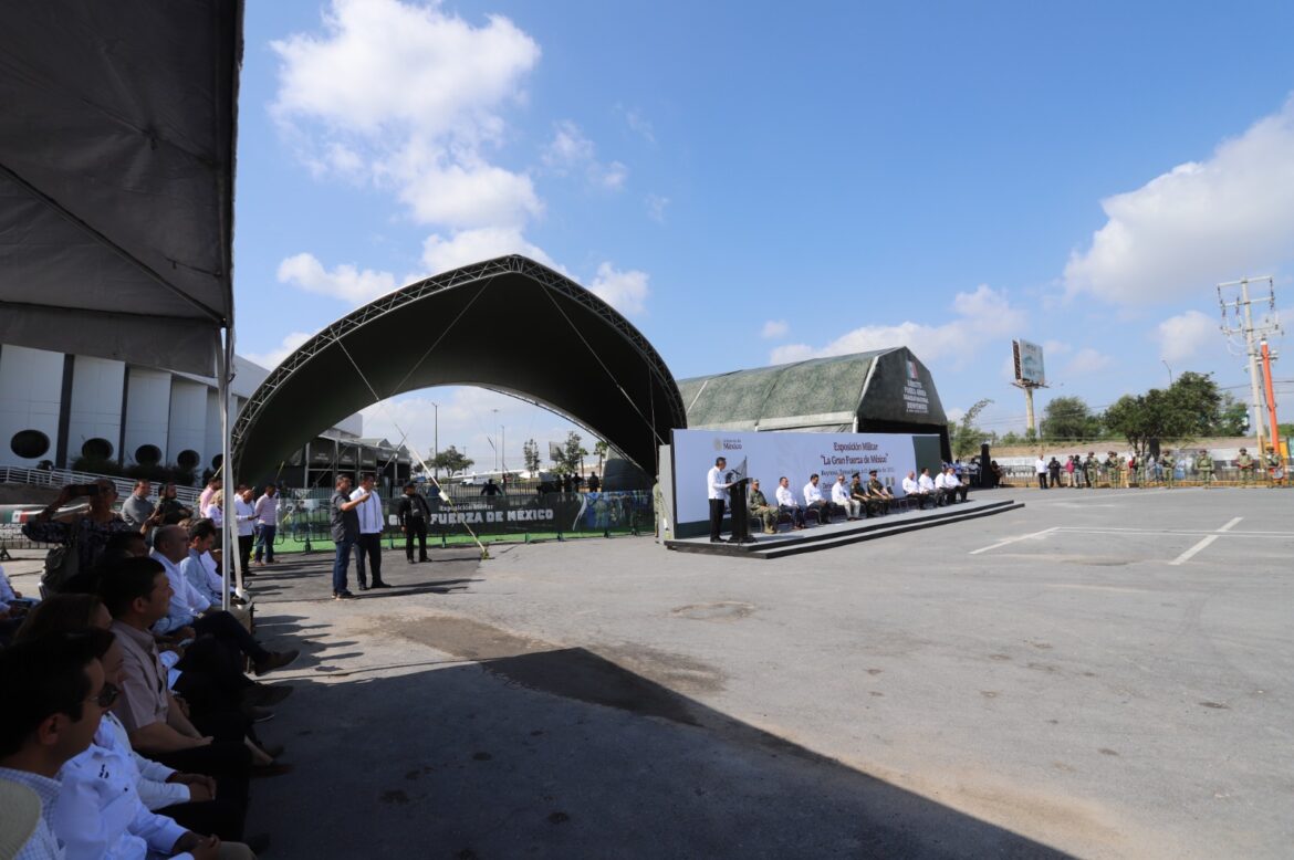 Presente la UTTN en inauguración de Exposición Militar “La Gran Fuerza de México”.