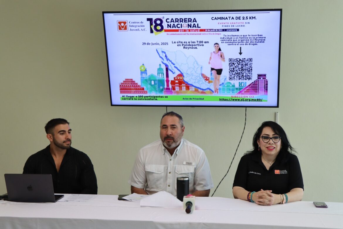 Apoya Gobierno de Reynosa la 18ª Carrera Nacional por la Salud.