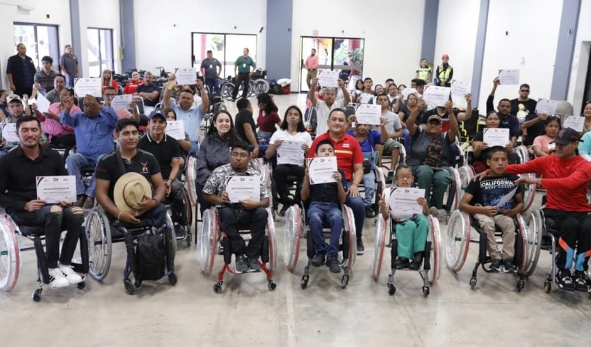 REALIZA DIF TAMAULIPAS SEGUNDA CAPACITACIÓN Y DONACIÓN DE SILLAS DE RUEDAS PARA PERSONAS DISCAPACITADAS.