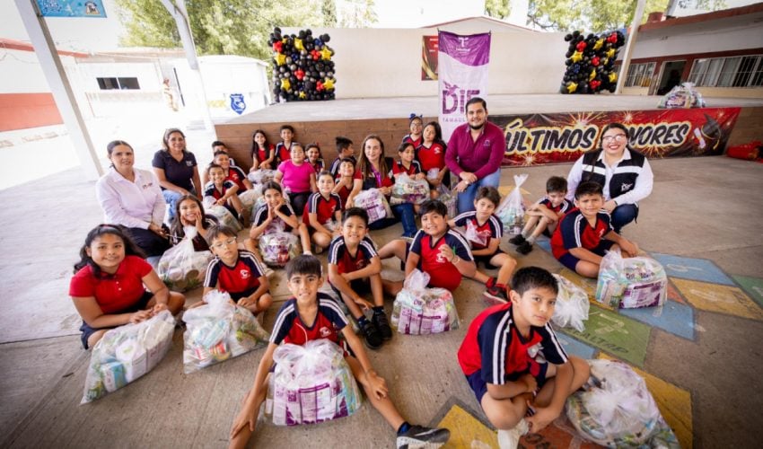 ENTREGA DIF TAMAULIPAS MÁS DE 104 MIL DOTACIONES DE VERANO DEL PROGRAMA DESAYUNOS ESCOLARES.