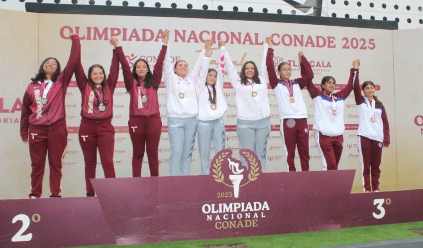OBTIENE TAMAULIPAS NUEVE MEDALLAS EN TIRO CON ARCO DURANTE LA OLIMPIADA NACIONAL 2025.