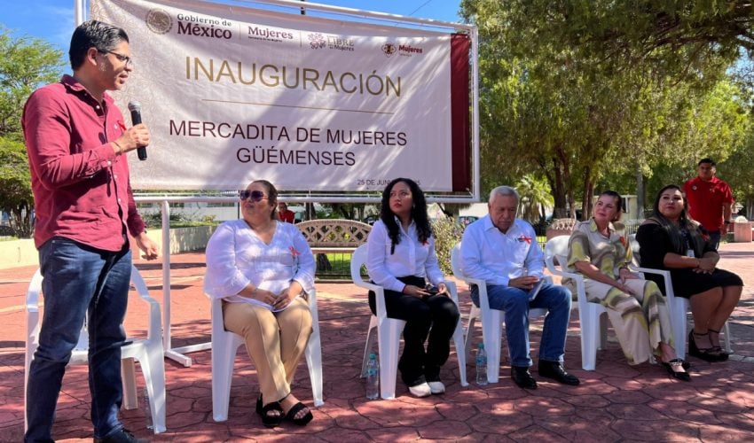 INAUGURAN “MERCADITA DE MUJERES GÜEMENSES” PARA FOMENTAR EL EMPRENDIMIENTO FEMENINO: IMT.