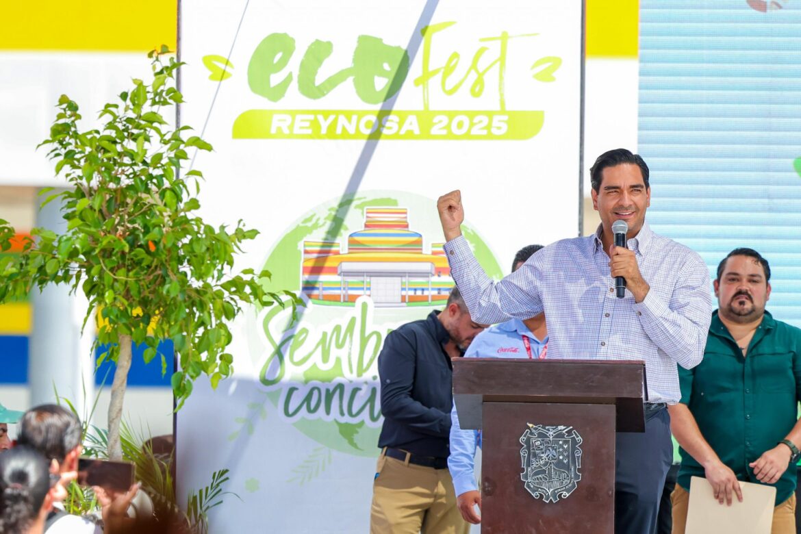 Inauguró Carlos Peña Ortiz, ECOFEST Reynosa, Día Mundial del Medio Ambiente