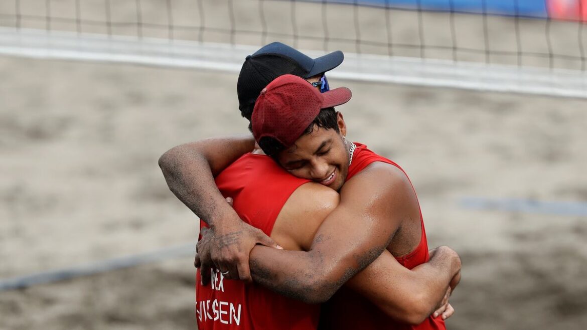 México se cuelga el oro en voleibol playa de Juegos Centroamericanos.