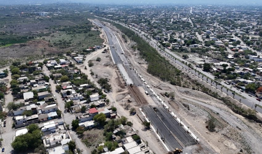 REGISTRA MÁS DEL 80 % DE AVANCE, PROLONGACIÓN DEL BULEVAR JOSÉ LÓPEZ PORTILLO