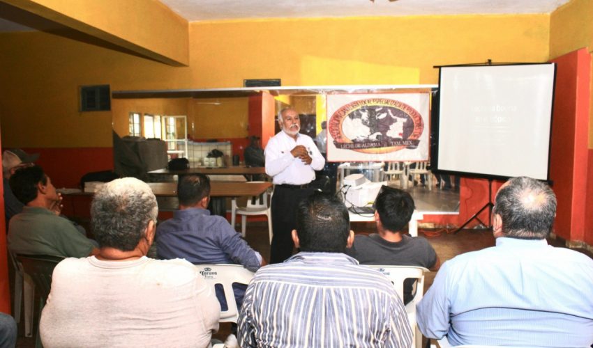 CAPACITA GOBIERNO DE TAMAULIPAS A PRODUCTORES LECHEROS DE ALDAMA.