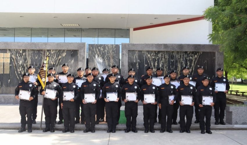 RECIBE SSPT A 25 NUEVOS ELEMENTOS DE FUERZAS ESPECIALES.