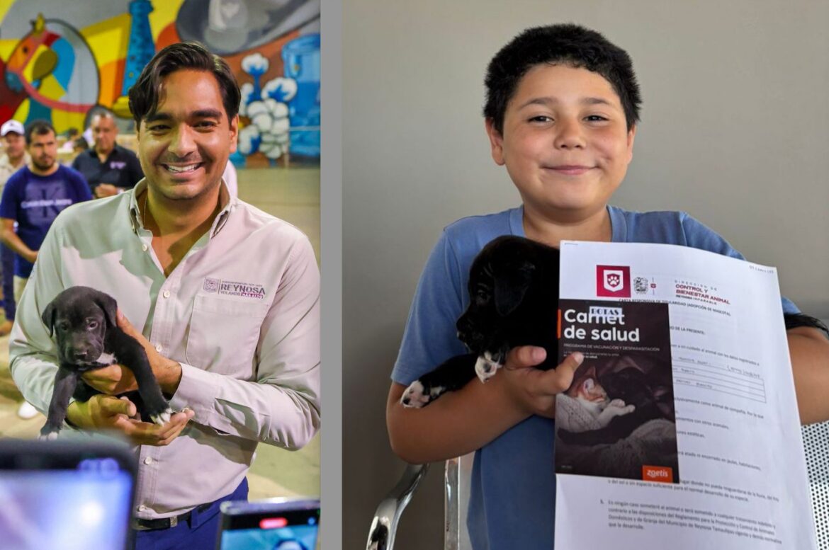 Vuelcan corazones en Reynosa para dar un hogar a “Botas”.