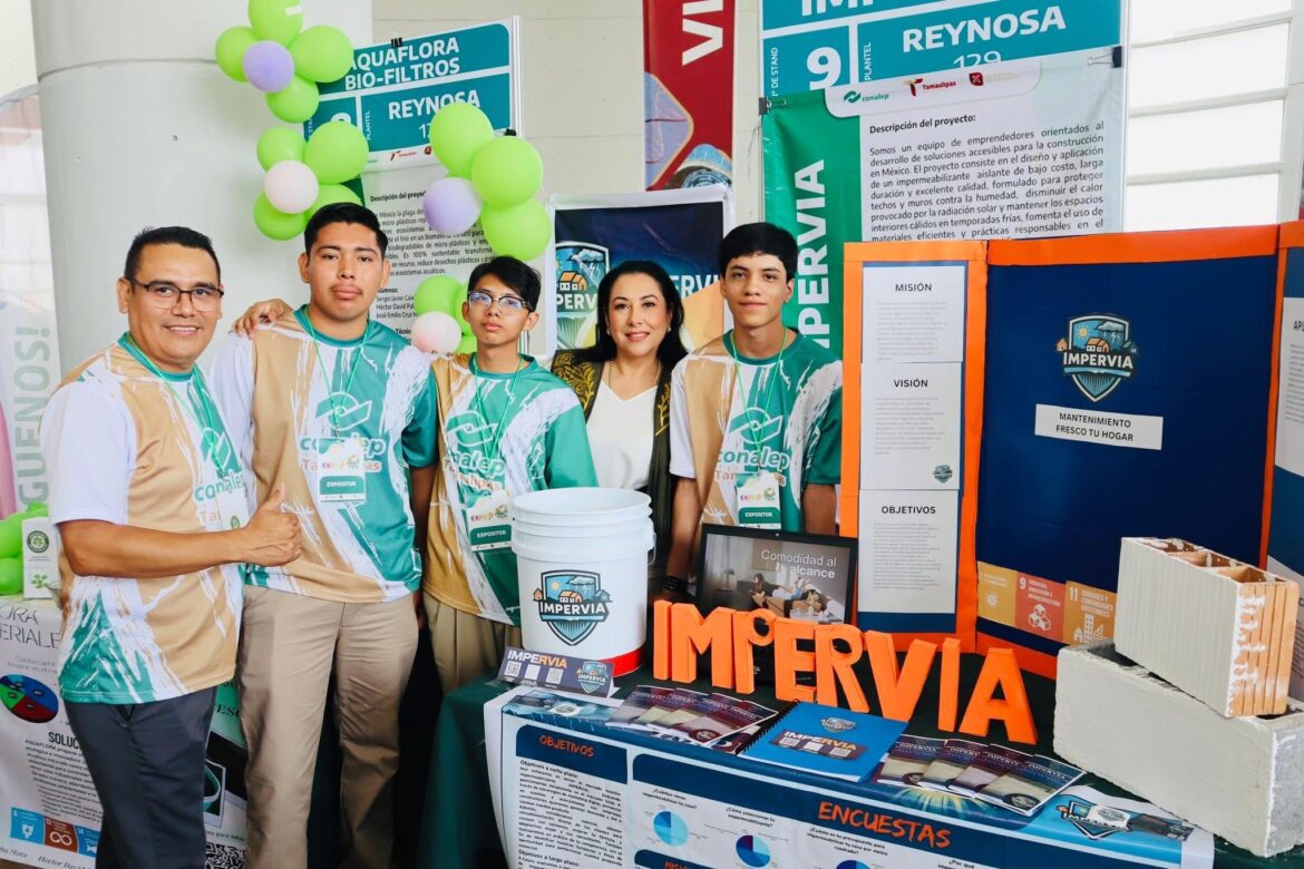 Talento Conalep Reynosa brilla en la ExpoEmprendedores y Robótica 2025