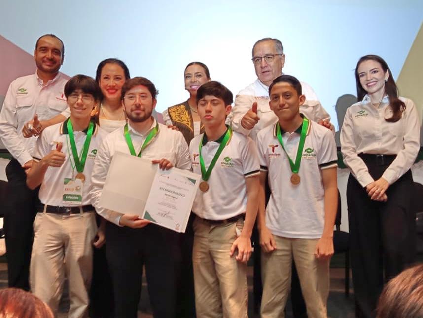 Estudiantes de Conalep Reynosa destacan en categorías de Impacto Ambiental y Robótica