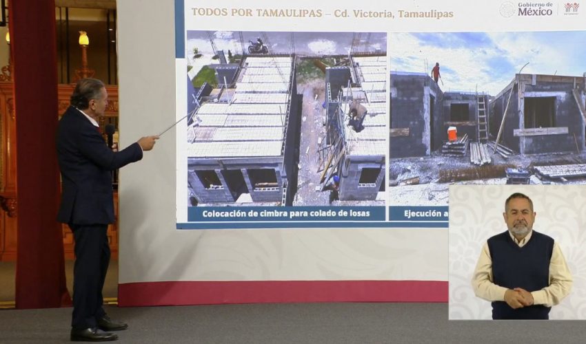Tamaulipas, en primer lugar, en viviendas a entregar por el programa para el Bienestar.