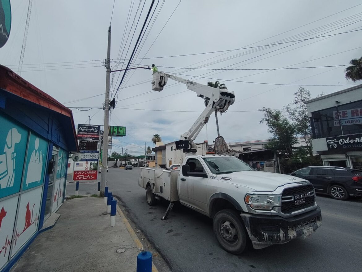 Imparable Mejoramiento del Alumbrado Público en Reynosa