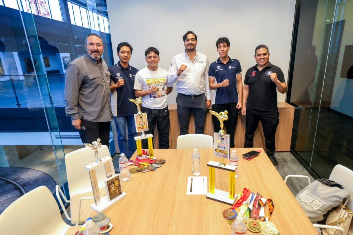 Apoya Gobierno de Carlos Peña Ortiz a reynosenses hacia el Mundial de Karate 2025.