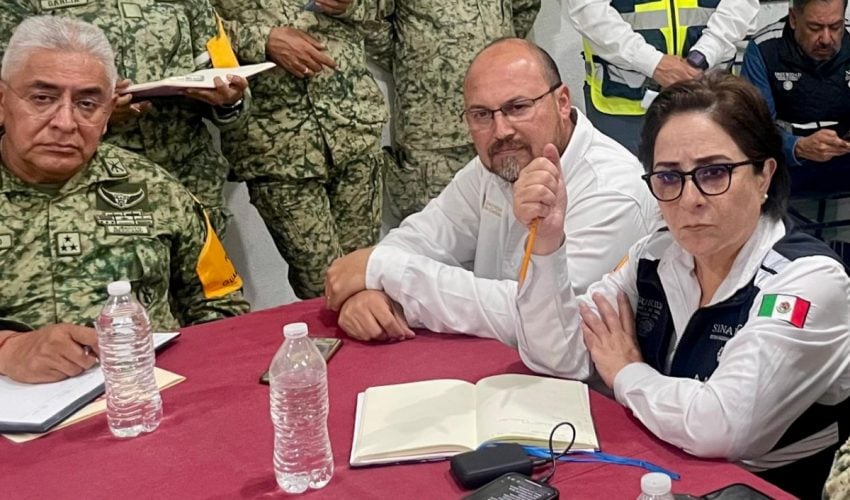 LLEGA COORDINADORA NACIONAL DE PC AL SUR DE TAMAULIPAS ANTE EMERGENCIA POR LLUVIAS