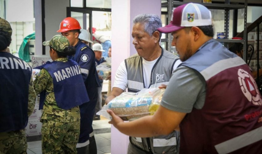 Se suma DIF Tamaulipas a la ayuda humanitaria en zonas afectadas por lluvias e inundaciones.