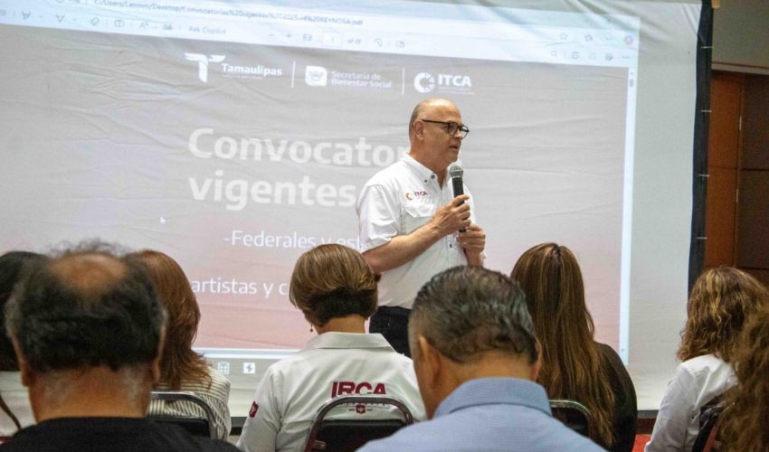 Da a conocer ITCA a las y los seleccionados en Tamaulipas del Programa de Estímulos a la Creación y Desarrollo Artístico (PECDA 2025).