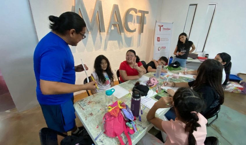 Inician cursos de verano en el Museo de Arte Contemporáneo de Tamaulipas (MACT).