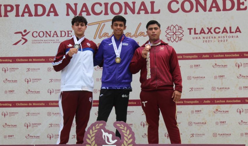 SUMA TAMAULIPAS MEDALLA DE BRONCE EN ATLETISMO DE OLIMPIADA NACIONAL