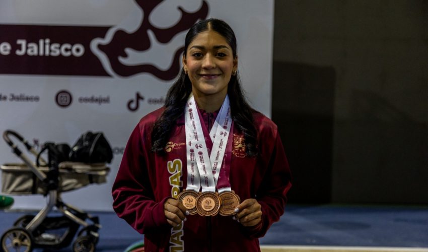 Suma Tamaulipas nueve medallas en levantamiento de pesas de la Olimpiada Nacional 2025.