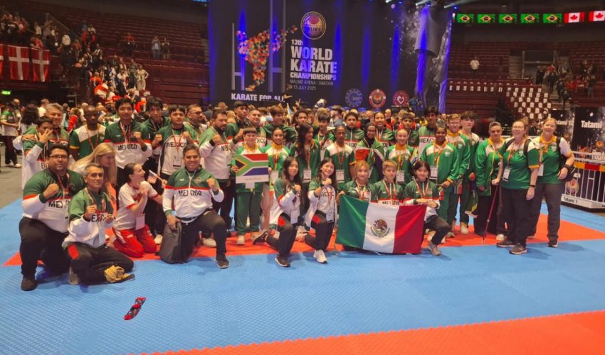 Lista tamaulipeca para participar en torneo internacional de karate.