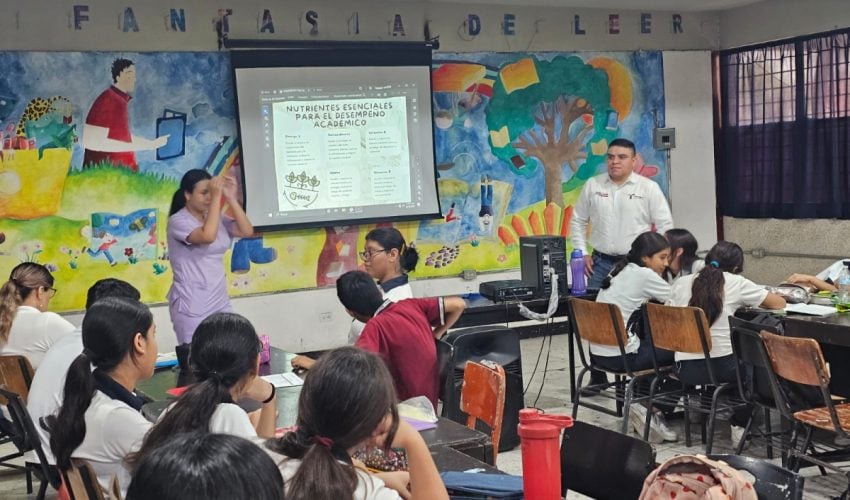 Promueven en Ciudad Mante alimentación saludable para mejorar el rendimiento académico en jóvenes.