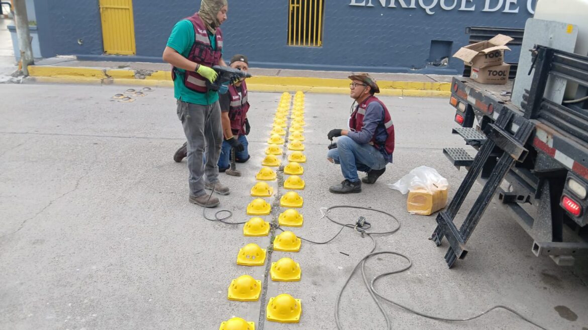 Impulsa Alcalde Carlos Peña Ortiz seguridad para peatones.