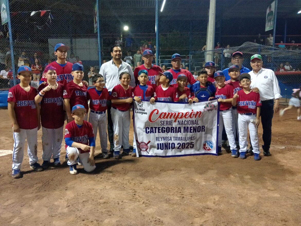 Logran peloteritos de la Treviño Kelly el Campeonato Nacional
