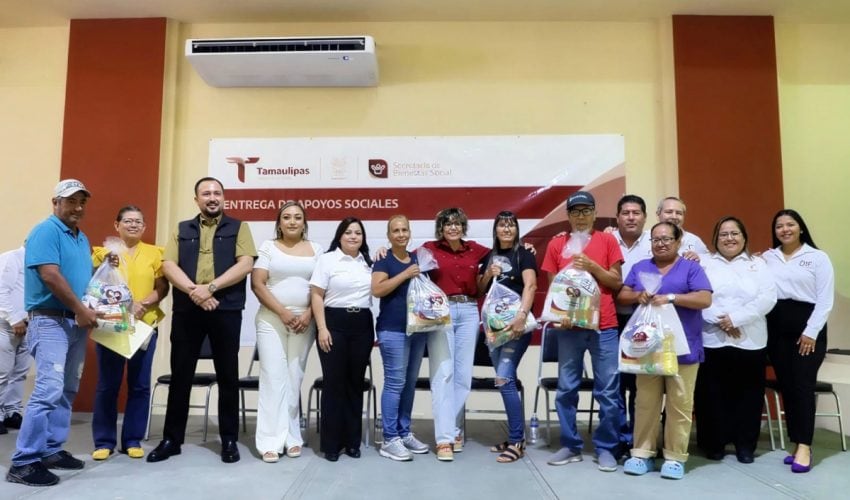 Llegan apoyos sociales a San Fernando.