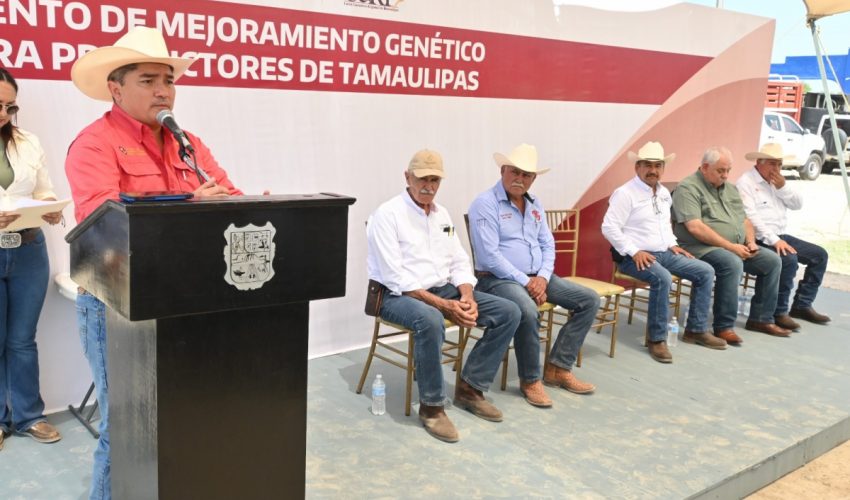 Llevan Programa de Mejoramiento Genético al municipio de Méndez.