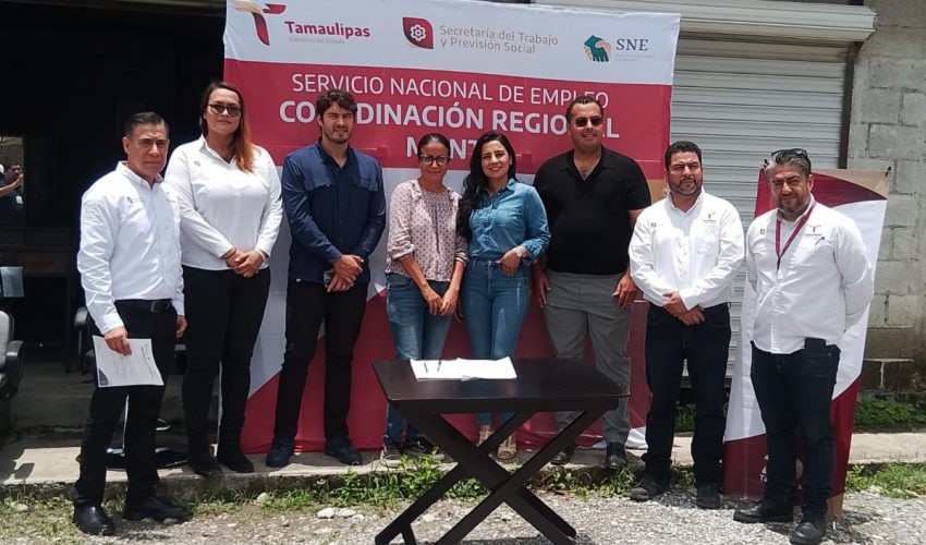 Apoya STPS Tamaulipas emprendimiento en El Mante con equipamiento para negocio de estética.