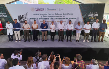  Inauguración de áreas médicas, Hospital Pediátrico IMSS-Bienestar. Culiacán, Sinaloa.