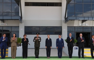 Arribo del primer avión Embraer E195-E2 de Mexicana. Zumpango, Estado de México.
