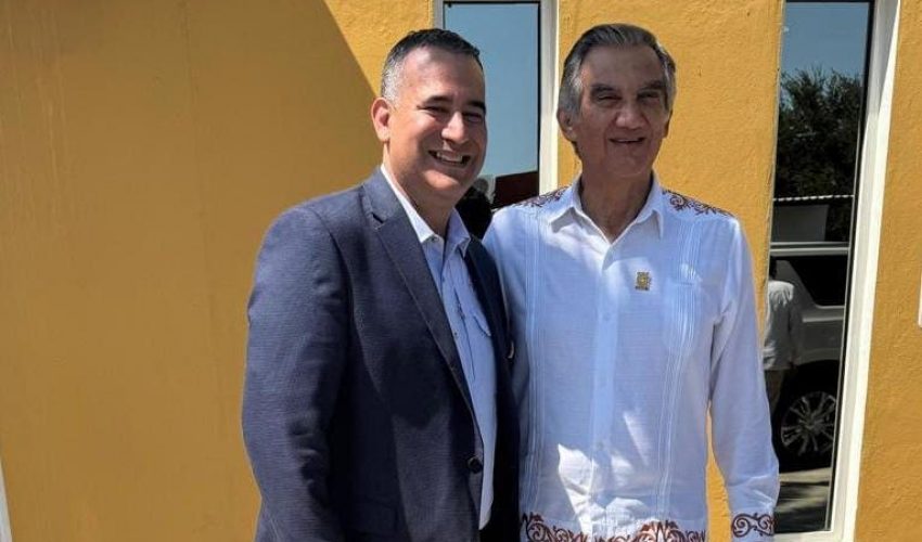 ACUERDAN GOBERNADOR DE TAMAULIPAS Y MAYOR DE ROMA, TEXAS, IMPULSAR NUEVO PUENTE INTERNACIONAL.