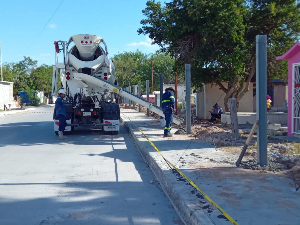 Protege Gobierno de Reynosa el panteón Lampacitos con barda perimetral .