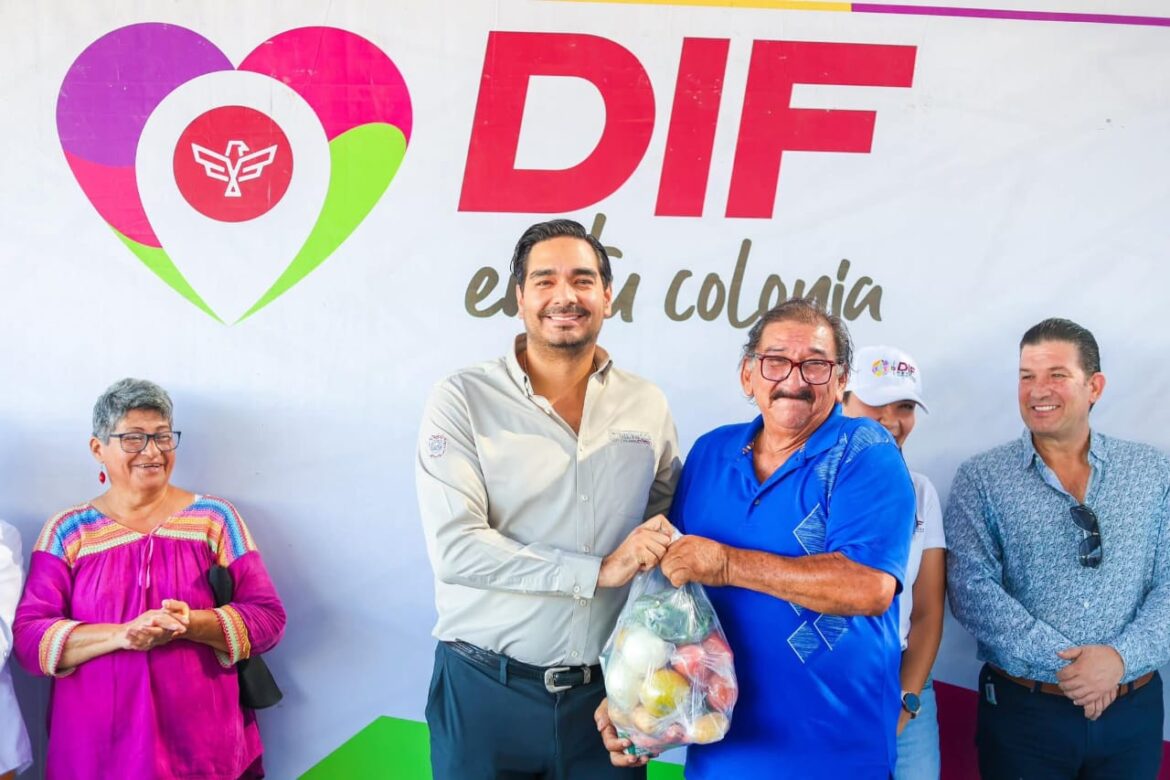 Ofreció Carlos Peña Ortiz Brigada DIF En Tu Colonia, una jornada de servicios, alegría y gratitud