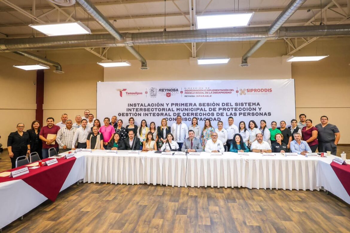 Gobierno de Reynosa sensible e incluyente instaló Sistema Intersectorial Municipal de Protección y Gestión Integral de Derechos de Personas con Discapacidad