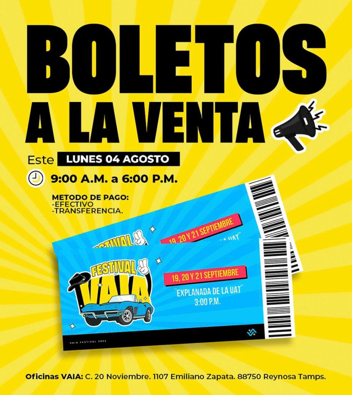 Todo listo para el Festival VAIA.