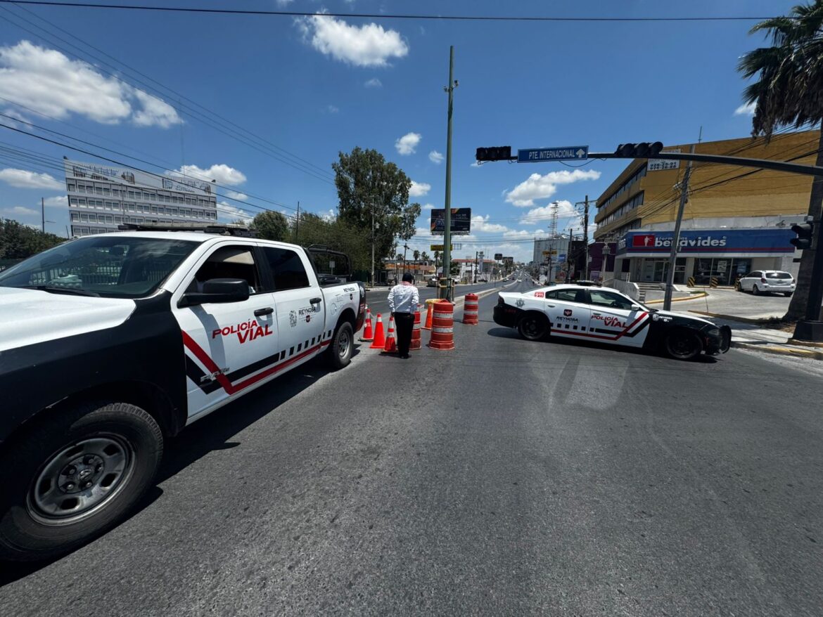 AVISO DE LA POLICÍA VIAL: cierre de tramo en el bulevar Hidalgo