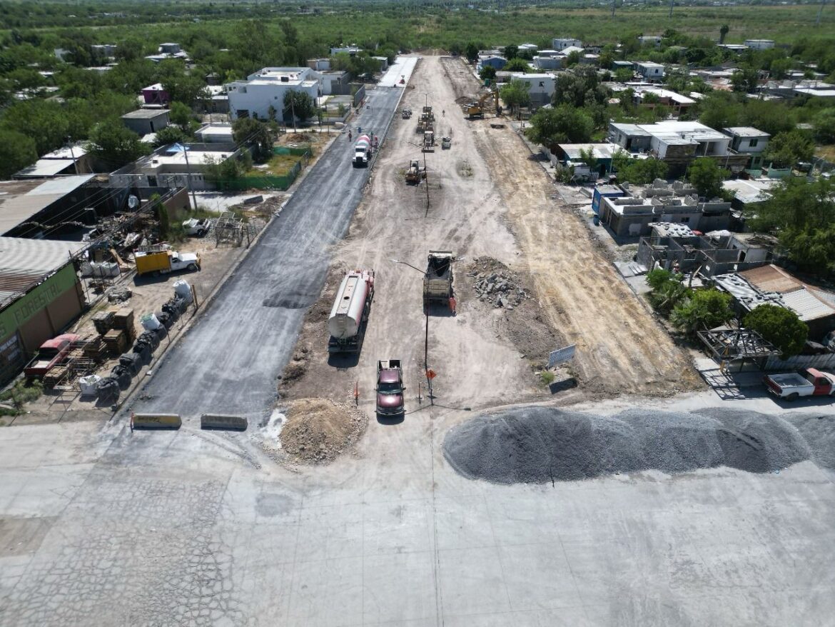 Avanza transformación vial de la colonia Ernesto Zedillo