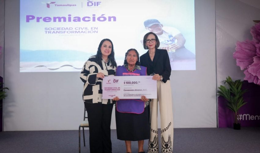 PREMIA DIF TAMAULIPAS A LOS GANADORES DE LA CONVOCATORIA SOCIEDAD CIVIL EN TRANSFORMACIÓN.