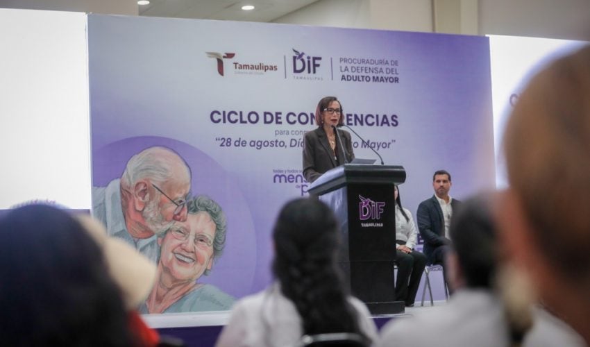 PRESENTA DIF TAMAULIPAS CICLO DE CONFERENCIAS SOBRE LOS DERECHOS DE LAS PERSONAS ADULTAS MAYORES