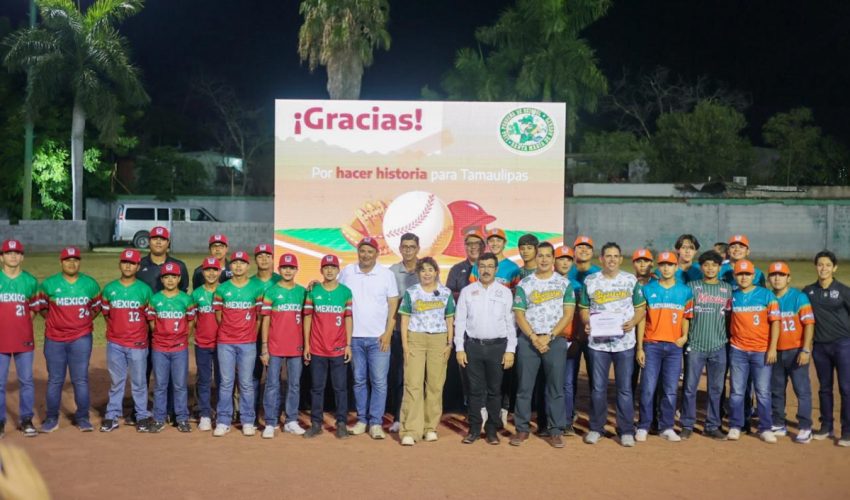 RECONOCEN A BEISBOLISTAS QUE REPRESENTARON A MÉXICO EN SERIE MUNDIAL