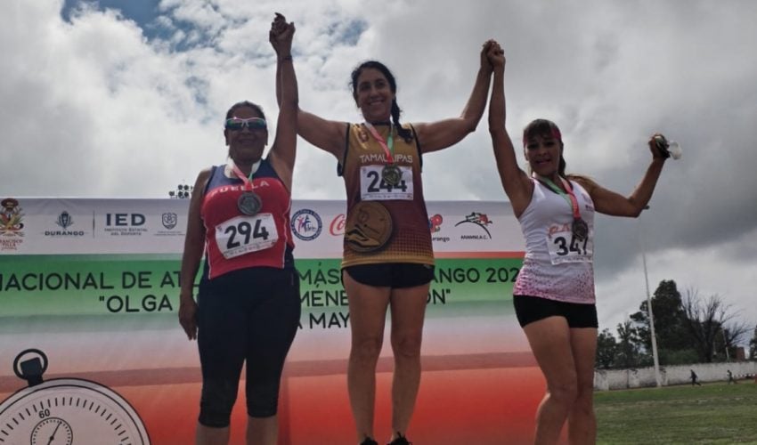 ES TAMAULIPAS SEXTO LUGAR NACIONAL DE ATLETISMO MÁSTER