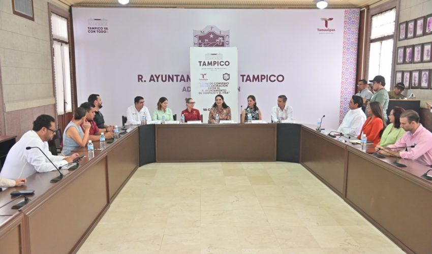 FIRMAN ITEA Y GOBIERNO DE TAMPICO CONVENIO DE COLABORACIÓN.