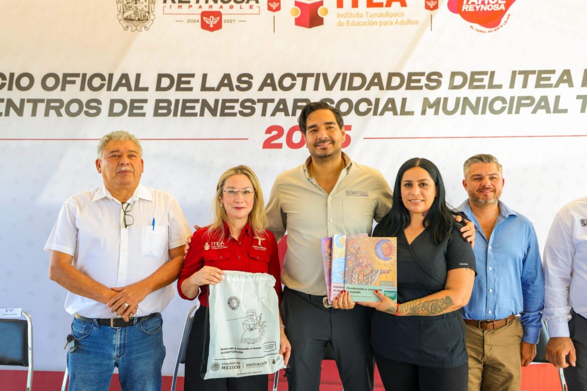 Impulsan Gobierno de Carlos Peña Ortiz e ITEA más educación para reynosenses 