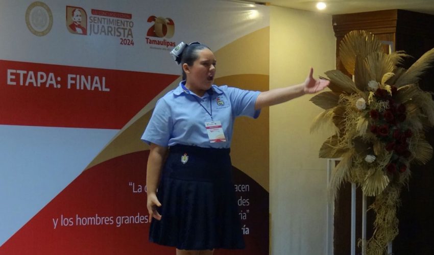 REPRESENTARÁ ESTUDIANTE TAMAULIPECA A MÉXICO EN EL XI CONCURSO INTERNACIONAL DE ORADORES EN PERÚ.