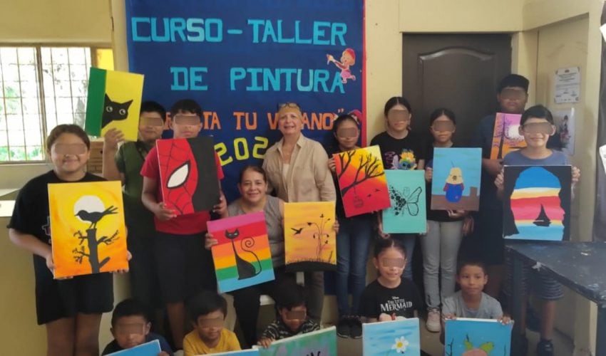 PREVIENE SSPT EL DELITO EN NNA A TRAVÉS DE TALLERES ARTÍSTICOS.