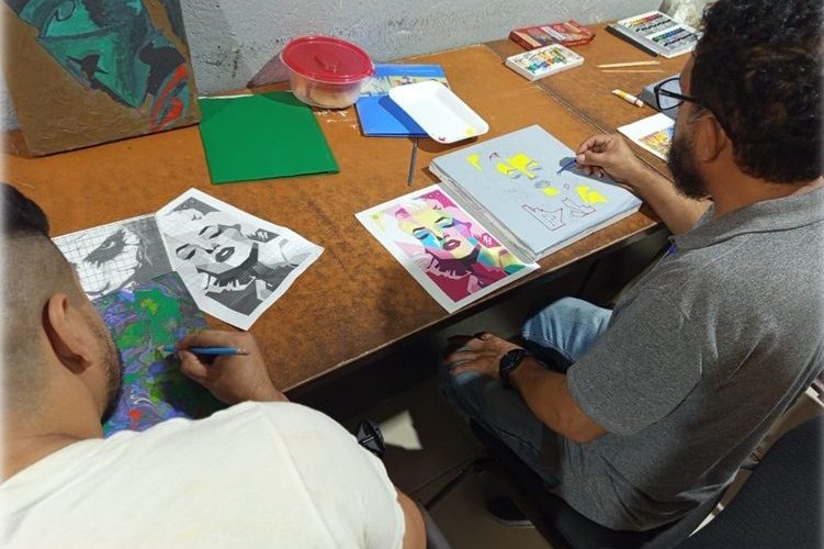 IMPARTE CEDES REYNOSA CURSO DE ARTES VISUALES A POBLACIÓN PENITENCIARIA.