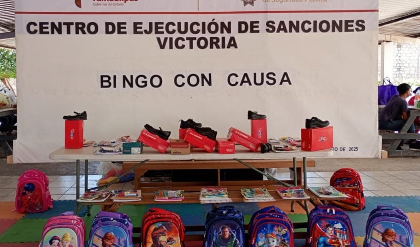 REALIZA CEDES VICTORIA “BINGO CON CAUSA” PARA EL REGRESO A CLASES