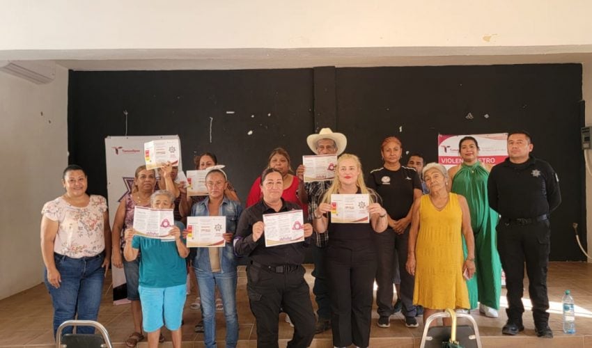 IMPARTE GUARDIA ESTATAL DE GÉNERO PLÁTICA COMUNITARIA PARA PREVENIR VIOLENCIA HACIA LAS MUJERES.